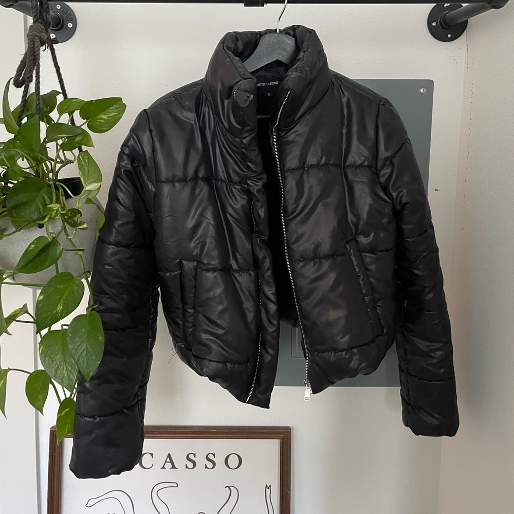 Pretty Little Thing Black Puffer Jacket